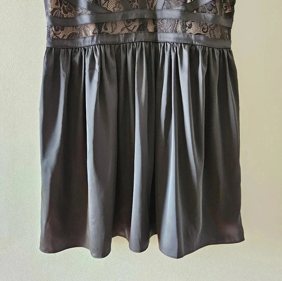Lovers & Friends Revolve Harmony Black Lace Top Solid  Skirt Mini Black Dress L. - Picture 11 of 16